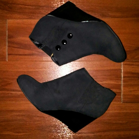 Unlisted 'Bold Voice' Wedge Booties - Picture 7 of 7